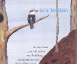 Kookaburra Children's Picture Story Book, Australian Bird Children's Picture Story Book - Who is Laughing? - Kookaburra, hollow tree trunk, scrub turkey's nest